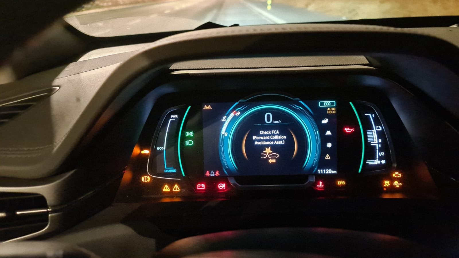 All dashboard warning lights suddenly light up Hyundai IONIQ Forum